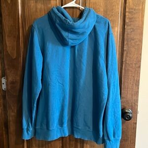 Men’s North Face hooded sweatshirt size large